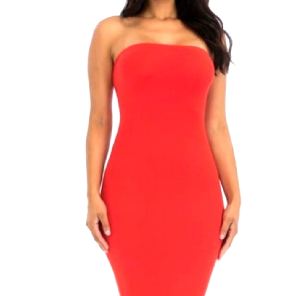 Fiery Redd Tube Bodycon Dress